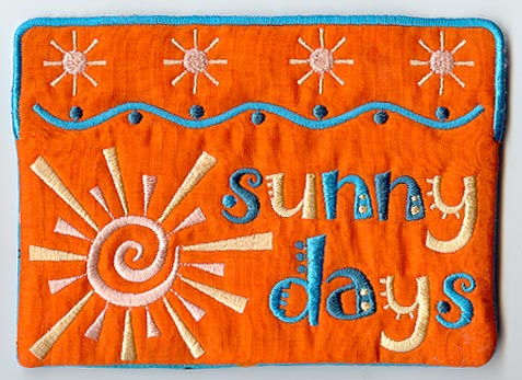 Sunny Days Sunglasses Case (In-the-Hoop)