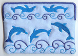 Dolphin and Waves Sunglasses Case (In-the-Hoop)