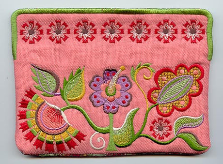 Jacobean Floral Sunglasses Case (In-the-Hoop)