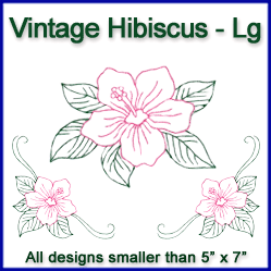 A Vintage Hibiscus Design Pack