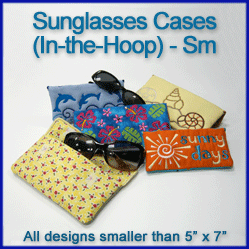 A Sunglasses Cases (In-the-Hoop) Design Pack
