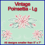 A Vintage Poinsettia Design Pack