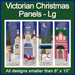 A Victorian Christmas Panels Design Pack