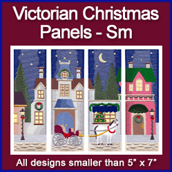 A Victorian Christmas Panels Design Pack