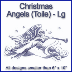 A Christmas Angels (Toile) Design Pack