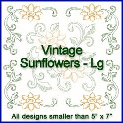 A Vintage Sunflowers Design Pack