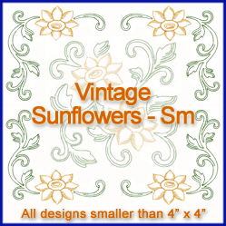 A Vintage Sunflowers Design Pack
