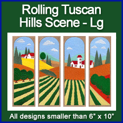 A Tuscan Hills Panel Scene Design Pack