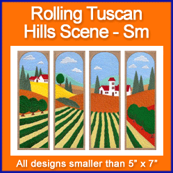 A Tuscan Hills Panel Scene Design Pack
