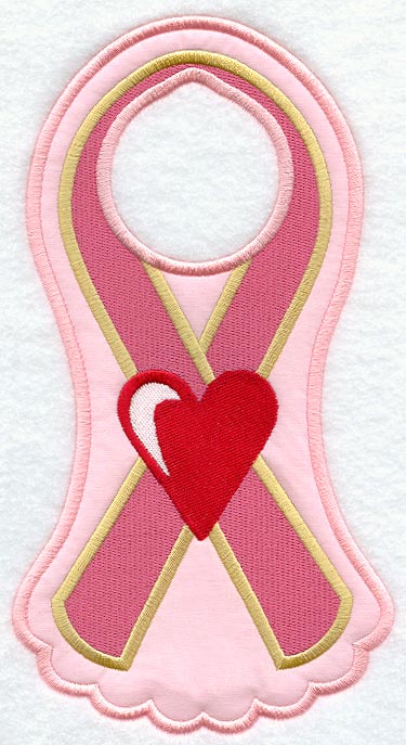 Breast Cancer Awareness Door Hanger (In-the-Hoop)