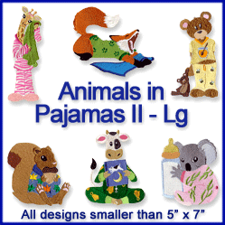 A Animals in Pajamas II Design Pack
