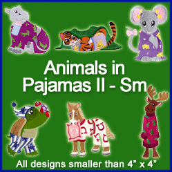 A Animals in Pajamas II Design Pack