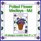 A Potted Flower Medleys Design Pack