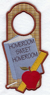 Homeroom Sweet Homeroom Door Hanger (In-the-Hoop)