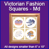 A Victorian Fashion Squares Design Pack