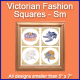 A Victorian Fashion Squares Design Pack
