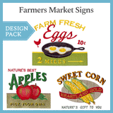 A Farmers Market Signs Design Pack