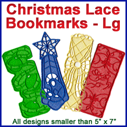 A Christmas Bookmarks (Lace) Design Pack