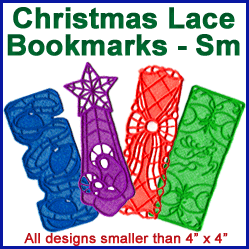 A Christmas Bookmarks (Lace) Design Pack