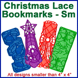 A Christmas Bookmarks (Lace) Design Pack