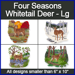 A Four Seasons Whitetail Deer Design Pack