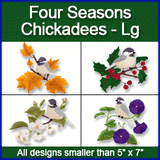 A Four Seasons Chickadees Design Pack