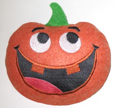 Jack-o-Lantern Halloween Stuffie (In-the-Hoop)