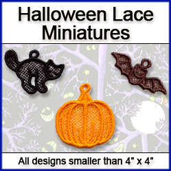 A Halloween Miniatures (Lace) Design Pack