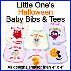 A Halloween Baby Bibs and Tees Design Pack