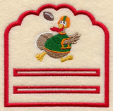 Touchdown Turkey Notepad Holder (In-the-Hoop)