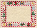 Candy Cane Christmas Photo Frame (In-the-Hoop)