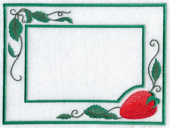 Strawberry Delight Photo Frame (In-the-Hoop)