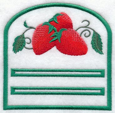 Strawberry Delight Notepad Holder (In-the-Hoop)