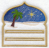 Christmas in Bethlehem Notepad Holder (In-the-Hoop)