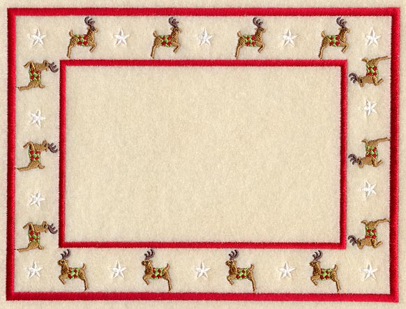 Reindeer Photo Frame (In-the-Hoop)