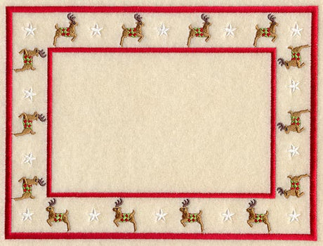 Reindeer Photo Frame (In-the-Hoop)