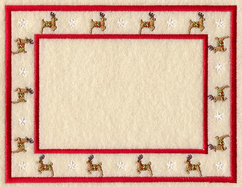 Reindeer Photo Frame (In-the-Hoop)