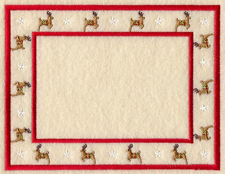 Reindeer Photo Frame (In-the-Hoop)