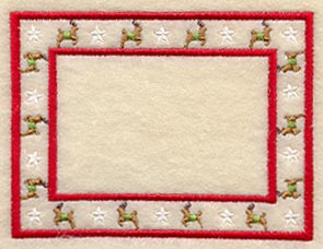 Reindeer Photo Frame (In-the-Hoop)