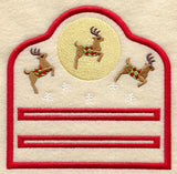 Moonlight Reindeer Notepad Holder (In-the-Hoop)