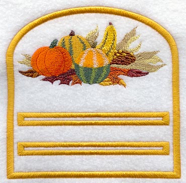 Thanksgiving Bounty Notepad Holder (In-the-Hoop)