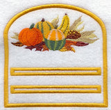 Thanksgiving Bounty Notepad Holder (In-the-Hoop)