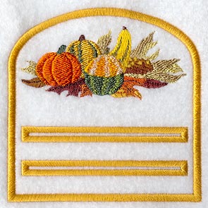 Thanksgiving Bounty Notepad Holder (In-the-Hoop)