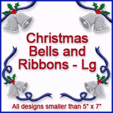 A Christmas Bells and Ribbons Design Pack