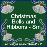 A Christmas Bells and Ribbons Design Pack