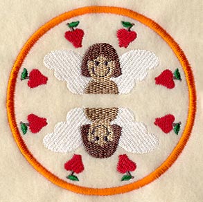 Harvest Angel Coaster (In-the-Hoop)