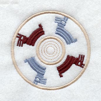 Native American Coaster 6 (In-the-Hoop)