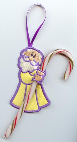 Standing Shepherd Candy Cane Holder (In-the-Hoop)