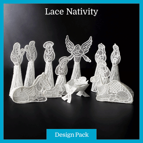 A Nativity (Lace) Design Pack
