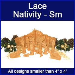 A Nativity (Lace) Design Pack